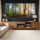 Four Seasons Wall Art Forest Canvas Print – Triptych
