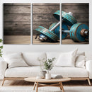 Dambell and Sport Wall Art Canvas Print by MyGreatCanvas | Canvas Wall Art Prints | Photo Prints & Wall Decor