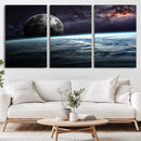 Space and Planet Canvas Print by MyGreatCanvas | Canvas Wall Art Prints | Photo Prints & Wall Decor