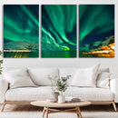 Northern Lights Wall Art Canvas Print by MyGreatCanvas | Canvas Wall Art Prints | Photo Prints & Wall Decor