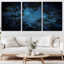 Forest and Stars Wall Art Canvas Print by MyGreatCanvas | Canvas Wall Art Prints | Photo Prints & Wall Decor