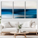 Dark Blue Abstract Wall Art Canvas Print by MyGreatCanvas | Canvas Wall Art Prints | Photo Prints & Wall Decor