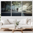 Cycling Road Bike in the Morning, Cycling Road Bike Canvas by MyGreatCanvas | Canvas Wall Art Prints | Photo Prints & Wall Decor