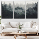 Nature Wall Decor - Serene Triptych Nature Print – Woodland by MyGreatCanvas | Canvas Wall Art Prints | Photo Prints & Wall Decor