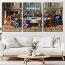 The Last Supper Multi Panel Canvas Wall Art