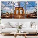 Brooklyn Bridge Manhattan Wall Art Canvas Print by MyGreatCanvas | Canvas Wall Art Prints | Photo Prints & Wall Decor