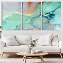 Colorful Marble Fluid Effect Canvas Wall Art Print by MyGreatCanvas | Canvas Wall Art Prints | Photo Prints & Wall Decor