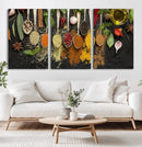 Kitchen Spice Wall Art Canvas Print