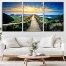 Mountain and Sunset Wall Art Canvas Print by MyGreatCanvas | Canvas Wall Art Prints | Photo Prints & Wall Decor