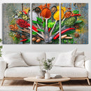 Spoonful of Spices Cooking Wall Art Canvas Print - Vibrant by MyGreatCanvas | Canvas Wall Art Prints | Photo Prints & Wall Decor