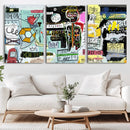 Graffiti Wall Art – Colorful Urban Street Canvas Print, by MyGreatCanvas | Canvas Wall Art Prints | Photo Prints & Wall Decor