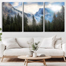 Half Dome Yosemite Calinia Wall Art Canvas Print El Capitan by MyGreatCanvas | Canvas Wall Art Prints | Photo Prints & Wall Decor