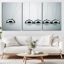 Newton's Cradle Wall Art Canvas Print, Framed Newton Cradle