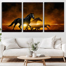 Horse Wall Art Canvas Print, Multi Panel Animal Canvas Print