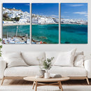 Santorini Wall Art Canvas Print