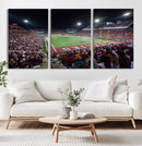 Mississippi State Bulldogs Stadium Wall Art Canvas Print –