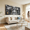 American Football Wall Art Canvas Print Framed Stadium Sport
