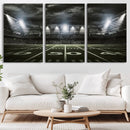 American Football Stadium Wall Art Canvas Print, Stadium by MyGreatCanvas | Canvas Wall Art Prints | Photo Prints & Wall Decor
