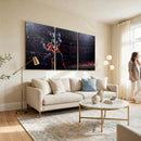 American Football Wall Art Canvas Print, Stadium Sport Wall