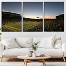 Oregon Ducks Football Team Print - Eugene Autzen Stadium