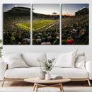 Oregon Stadium Canvas Wall Art - Captivating Game Day Scene