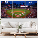 St. Louis Cardinals Baseball Team Print - Busch Stadium Wall by MyGreatCanvas | Canvas Wall Art Prints | Photo Prints & Wall Decor