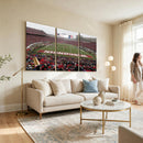 Wisconsin Badgers Team Print Canvas - Madison Camp Randall