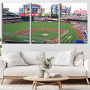 New York Mets Baseball Team Print - Citi Field Baseball