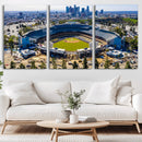 Los Angeles Dodgers Dodger Stadium Wall Art Canvas Print -