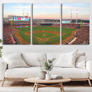 Cincinnati Reds Baseball Print Canvas- Cincinnati