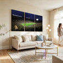 Michigan Wolverines Football Canvas Wall Decor, Football