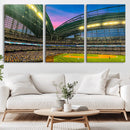 Milwaukee Brewers Baseball Team Print Canvas- American
