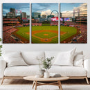 St. Louis Cardinals Baseball Team Print - Busch Stadium Wall