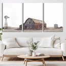 Set of 3 Rustic Farmhouse Wall Art Prints – Country Barn,