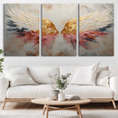 Golden Angel Wings Wall Art Canvas Print – Stunning Abstract by MyGreatCanvas | Canvas Wall Art Prints | Photo Prints & Wall Decor