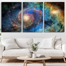 Spiral Galaxy Wall Art Canvas Print