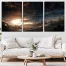 Avengers Planet Wall Art Canvas Print