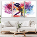 Colorful Golfer Swing Wall Art Canvas Print - Ready to Hang, by MyGreatCanvas | Canvas Wall Art Prints | Photo Prints & Wall Decor