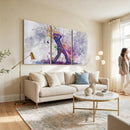 Watercolor Golf Swing Wall Art Canvas Print | Vibrant