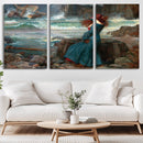 Miranda by the Shore Wall Art Canvas Print – Tempest Scene by MyGreatCanvas | Canvas Wall Art Prints | Photo Prints & Wall Decor