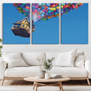Carl Fredricksen, Up Movie Wall Art, Balloons Wall Art, Air