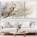 Barn Owl Wall Art | Watercolor Canvas Print | Perfect for by MyGreatCanvas | Canvas Wall Art Prints | Photo Prints & Wall Decor