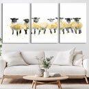 Farmhouse Wall Art Sheep Print | Ready to Hang Framed Canvas by MyGreatCanvas | Canvas Wall Art Prints | Photo Prints & Wall Decor