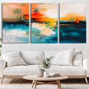 Colorful Abstract Wall Art | Bold Modern Canvas Print |