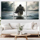 Jesus Walking on Water Wall Art | Canvas Print | Ready to