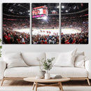 Amerant Bank Arena Wall Art Canvas Print - Basketball Arena by MyGreatCanvas | Canvas Wall Art Prints | Photo Prints & Wall Decor