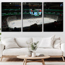 American Airlines Center Dallas Stars Wall Art Canvas Print