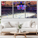 Madison New York Rangers Hockey Stadium Wall Art Canvas