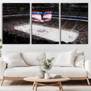 Rogers Place Edmonton Oilers Ice Hockey Stadium Wall Art,