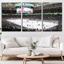 Sharks Arena Blackhawks Sharks Ice Hockey Stadium Wall Art by MyGreatCanvas | Canvas Wall Art Prints | Photo Prints & Wall Decor